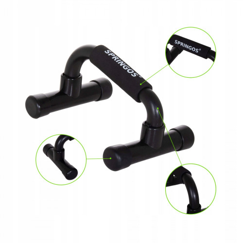 Упоры для отжиманий  Springos Push-up Bars FA0126 - фото №3